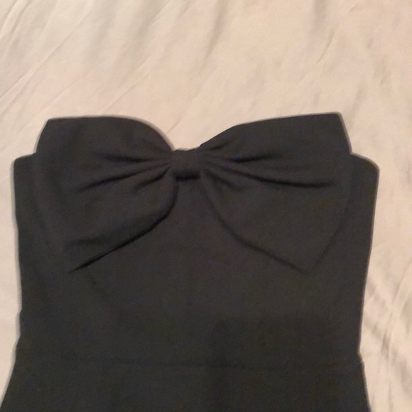 H & M Black Strapless Bow Dress - Picture 2 of 4